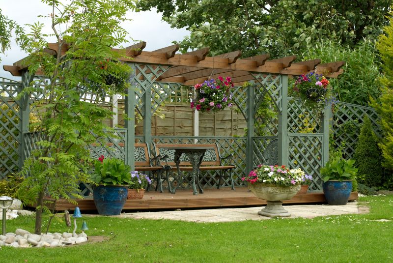 Lattice Arbor Installation in Conroe, TX