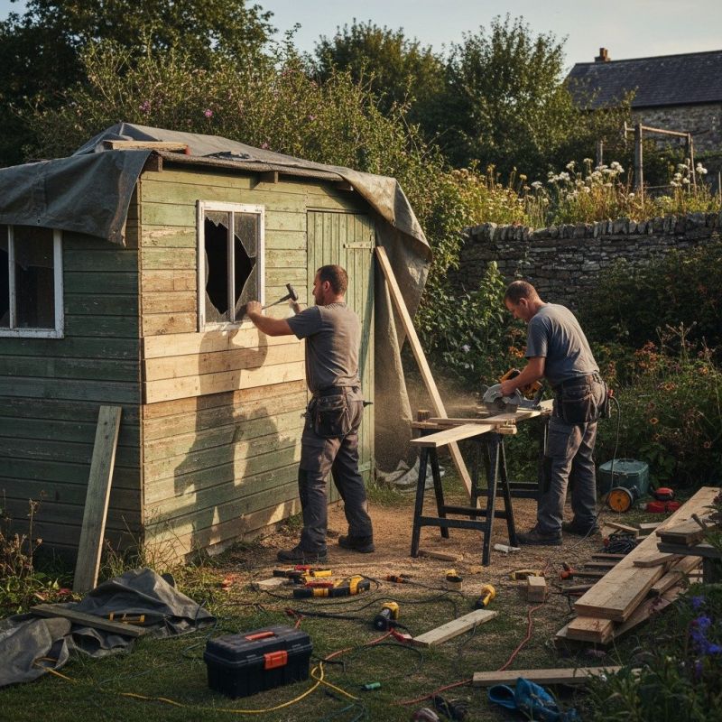 Shed Roof Repair in Alpharetta, GA