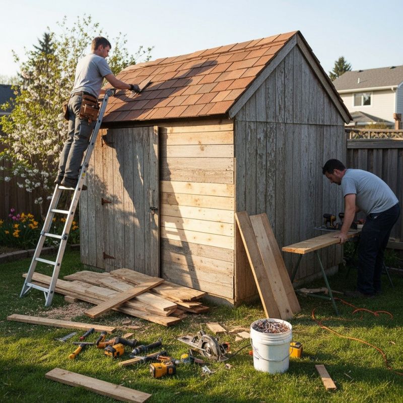 Storage Shed Repair in Wilmington, NC