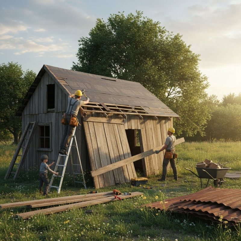 Wood Shed Repair in Wilmington, NC